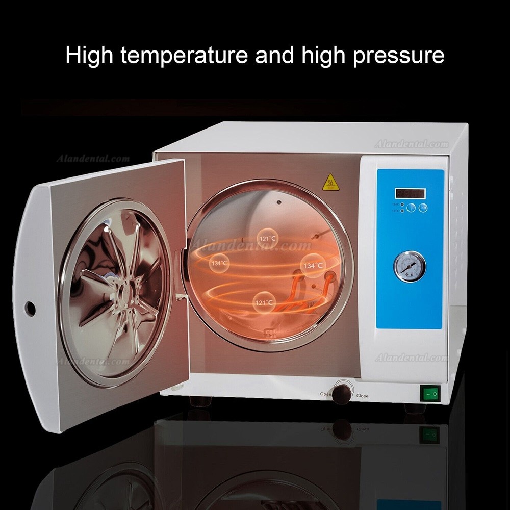 Dental 18L Autoclave Steam Sterilizer LED Display E118 Class N